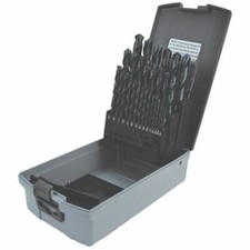 29 Piece Drill Bit Set Index Oxide Reduced Shank 1/16" to 1/2" Made In USA 18400