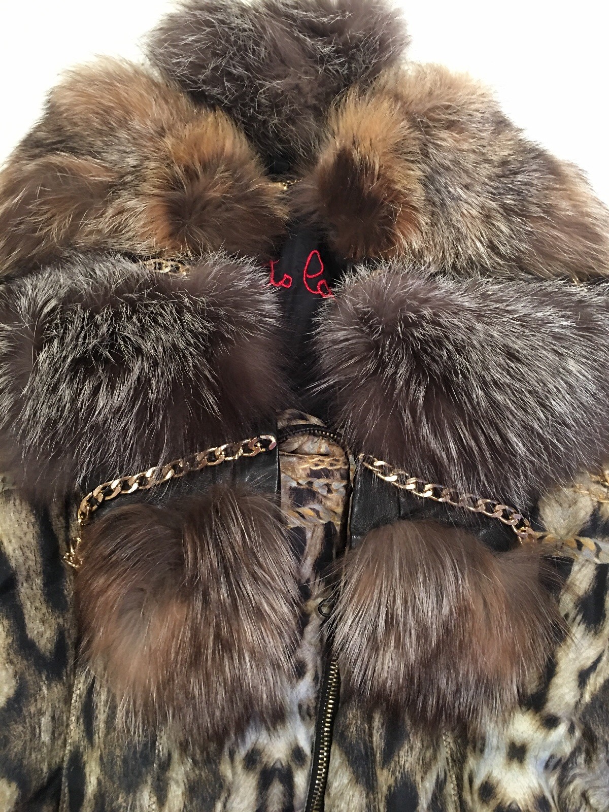 Roberto Cavalli Down Jacket with a Silver Fox - image 2