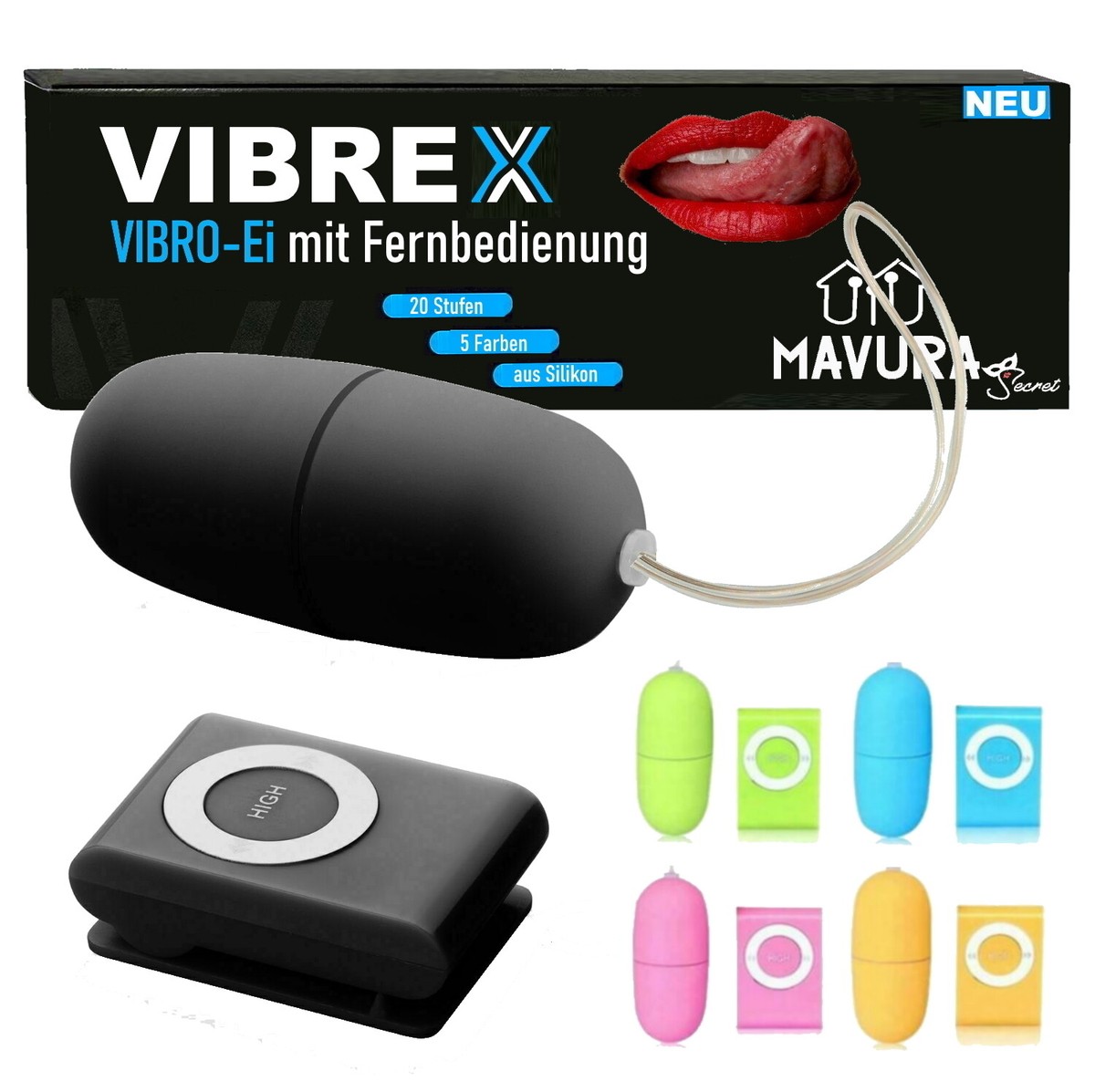 vibrator ei mit fernbedienung E.I.S. Vibro-Ei mit Funkfernbedienung rosa ab 14.99 € main image 0
