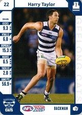 2015 GEELONG CATS AFL Card HARRY TAYLOR