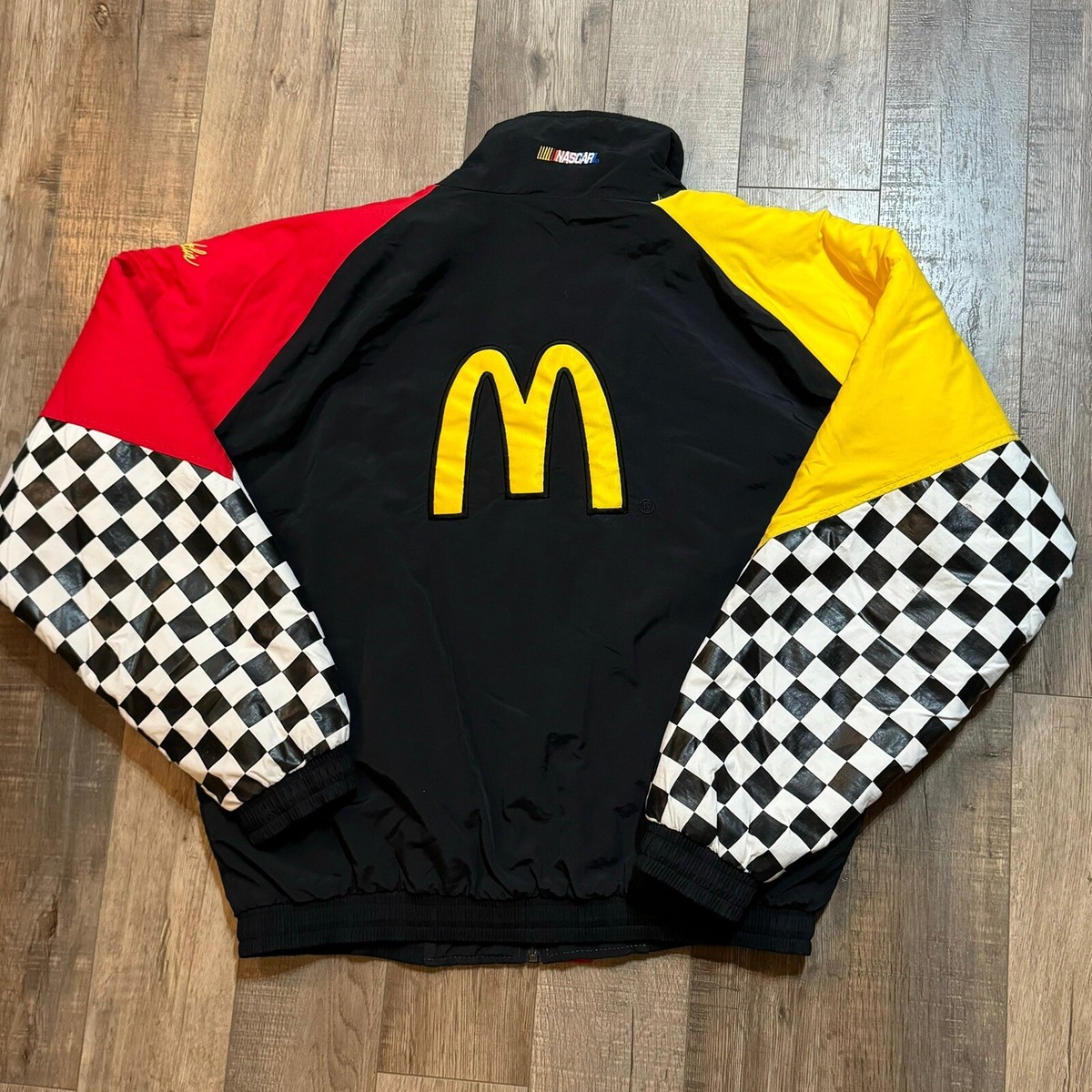 Vintage McDonald's NASCAR Racing Team Jacket Hut Stricklin