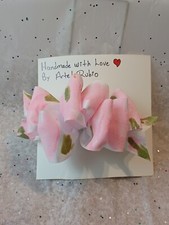 Handcrafted Hair Bow For Girls Pink