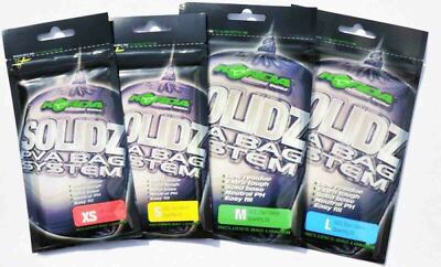 Korda Solidz Solid PVA Bags With Free Green Scoop All Sizes NEW Baiting Tools