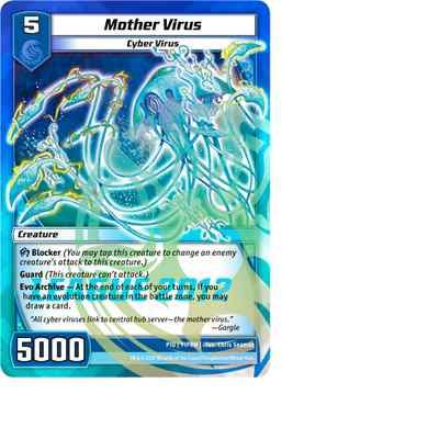 kaijudo スリーブ 5個 Kaijudo X3 MOTHER VIRUS Foil Playset League 2012 Promo P10 Y1PRM