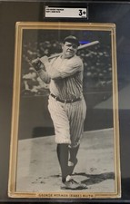 1934 GOUDEY PREMIUM R-309 BABE RUTH - SGC 3 - With Easel