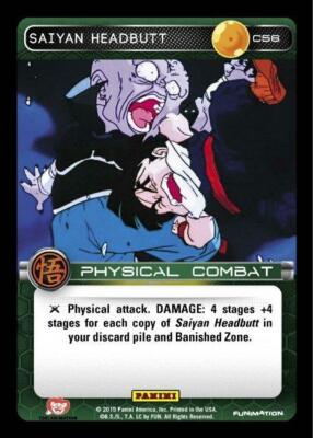 DBZ Dragon Ball Z TCG Card Panini Movie Collection C56 Saiyan