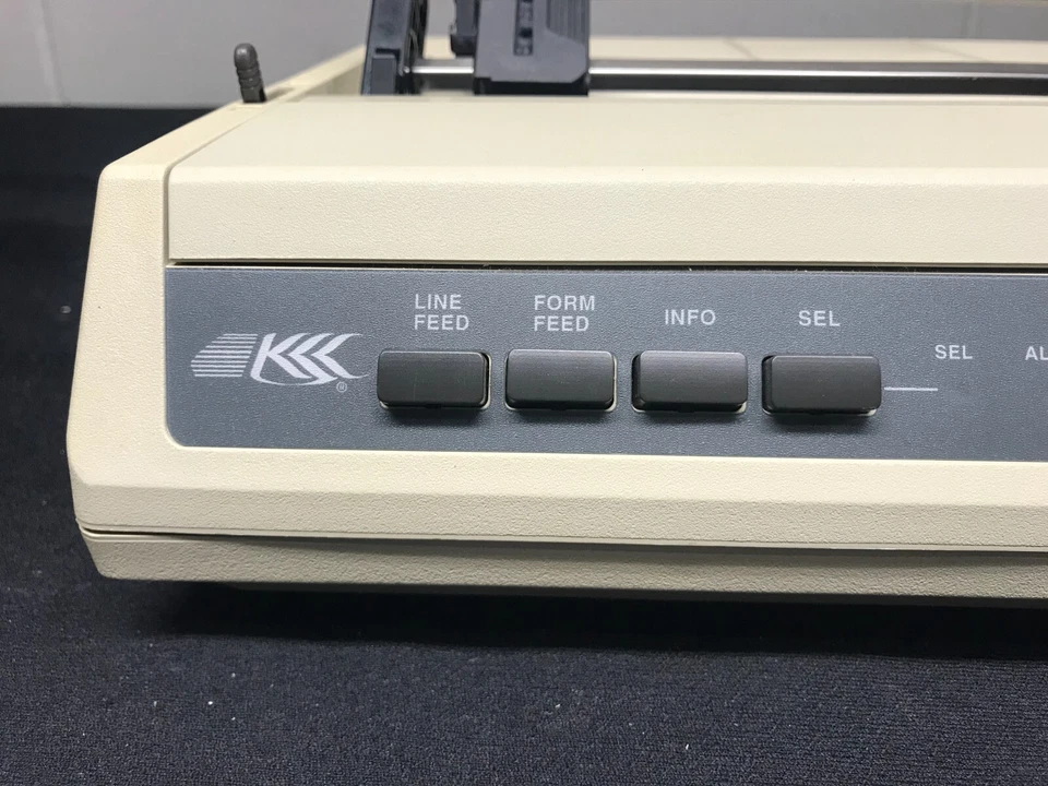 Okidata Microline 184 Turbo (GE5256K) Monochrome Dot Matrix Impact Printer - Image 3 of 4