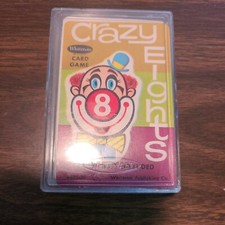 Crazy Eights Card Game with Plastic Case 