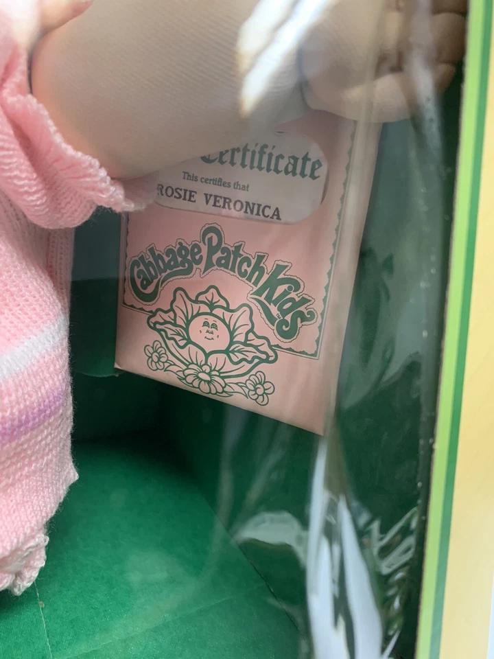 Vintage 1985 Cabbage Patch Kid, Rosie Veronica New In Box  - Image 3 of 4