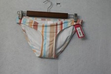 Juniors' Hipster Bikini Bottom - Xhilaration Multi Stripe Size M 4-6
