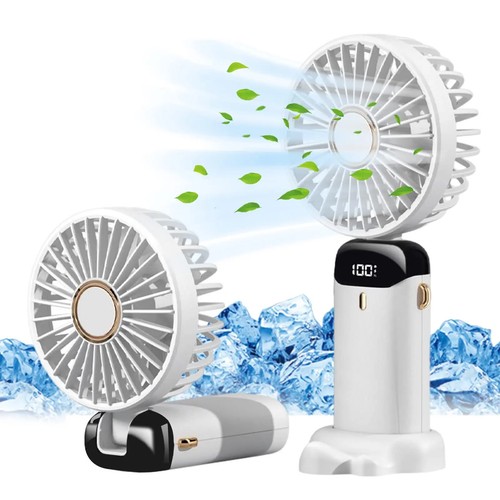 Elektrischer Ventilator Tragbare Klimaanlage Mini Kühler Wiederaufladbare Nackenventilatoren für... - Bild 9 von 11