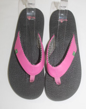 Sanuk Yoga Mat Size 8 Pink Women's Flip Flops Thong Sandals