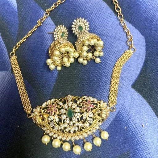 Jhumka necklace cheap