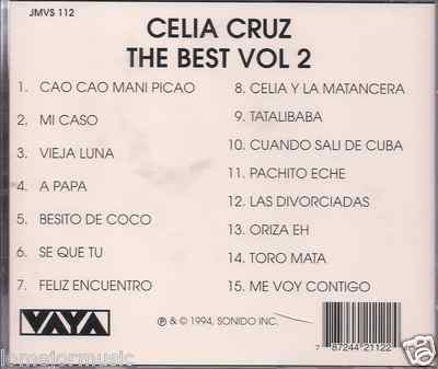 salsa FANIA  rare CD CELIA CRUZ y la matancera CAO MANI PICAO toro mata ORIZA EH
