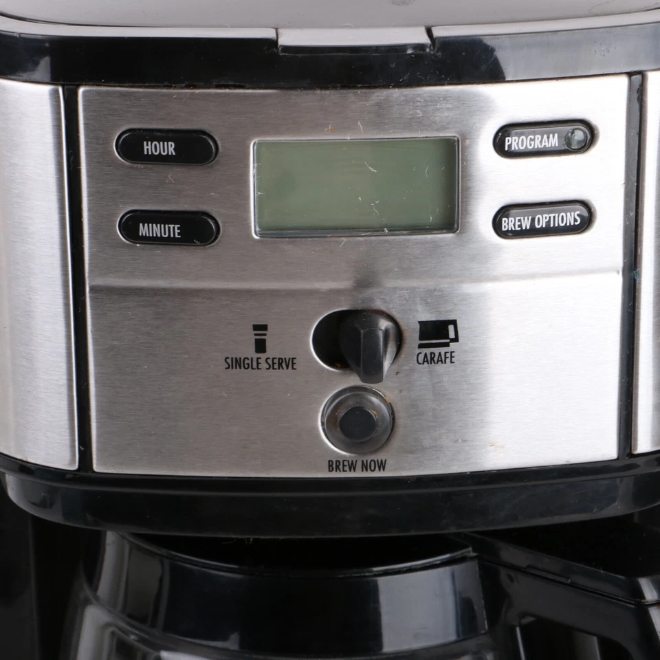 Hamilton Beach 2-Way Brewer 49980 Single Serve Coffee Maker and Full 12 Cup Pot - Image 3 of 4