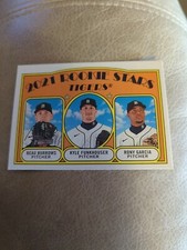2021 Topps Heritage Beau Burrows / Funkhouser/Garcia RC #71 Rookie Stars Tigers