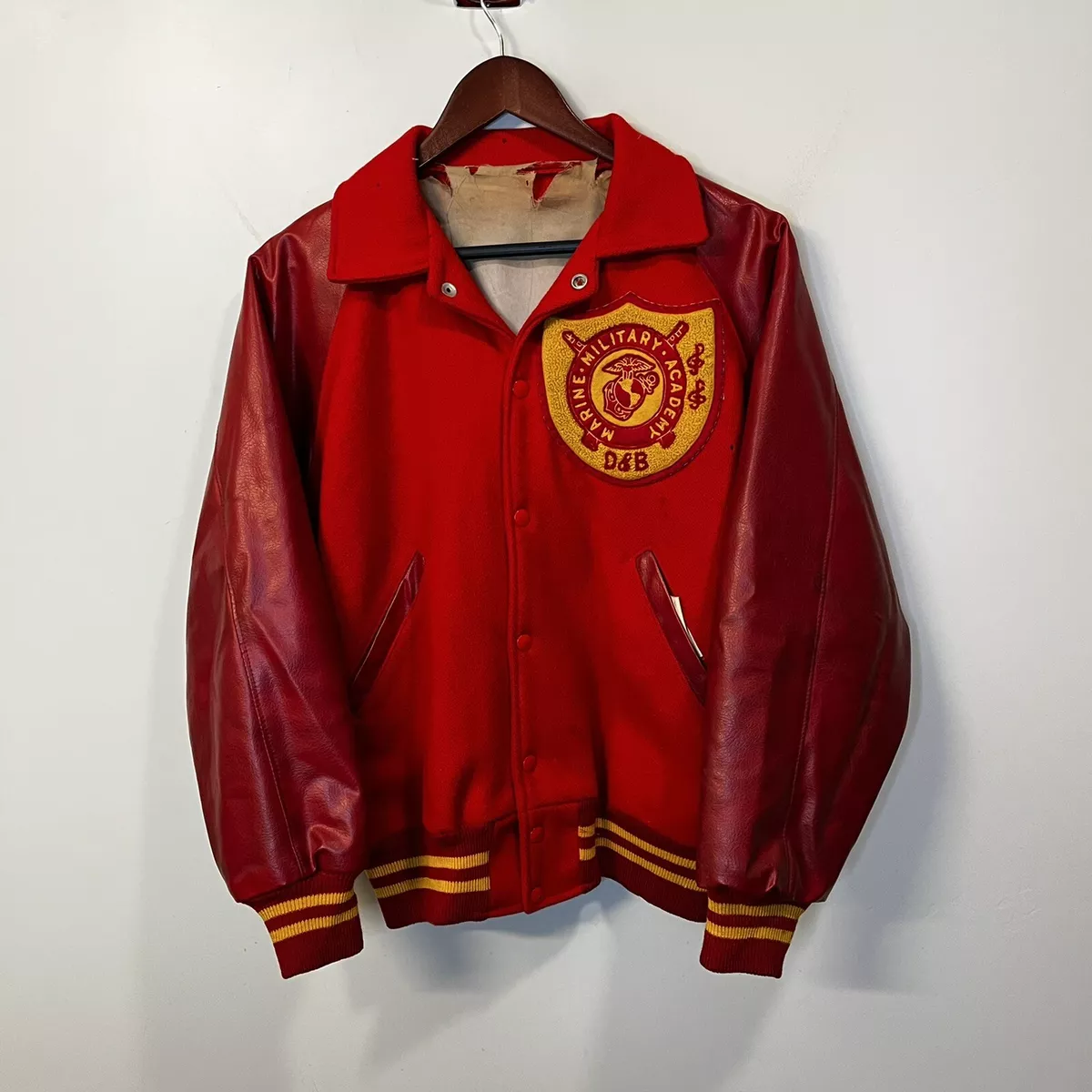 Marine corps top letterman jacket