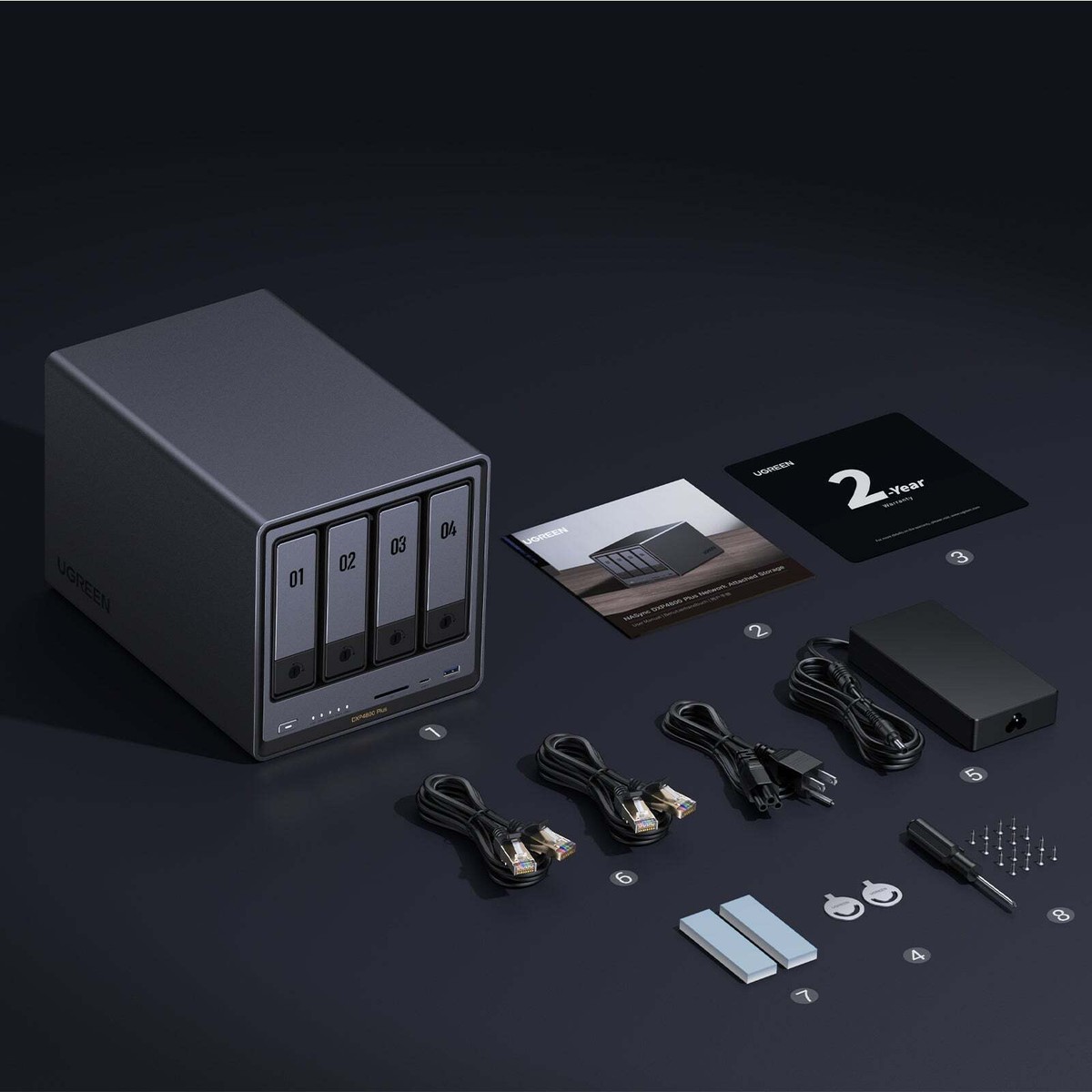 UGREEN DXP4800 Plus✮4ベイNAS✮Intel Pentium High-Performance NAS | 4-Bay NAS Storage – UGREEN NAS US