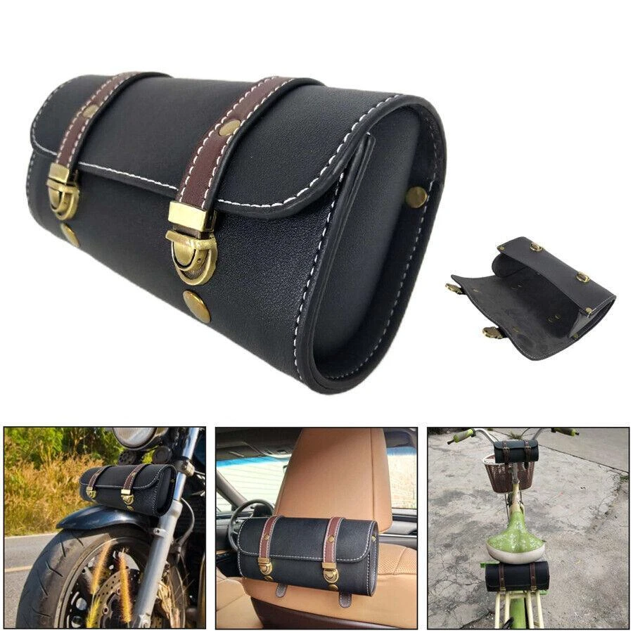 Front saddle online bag for motorcycle