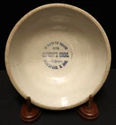 Antique Red Wing Advertising Stoneware Bowl - Lemon's Grocery of Beresford, SD