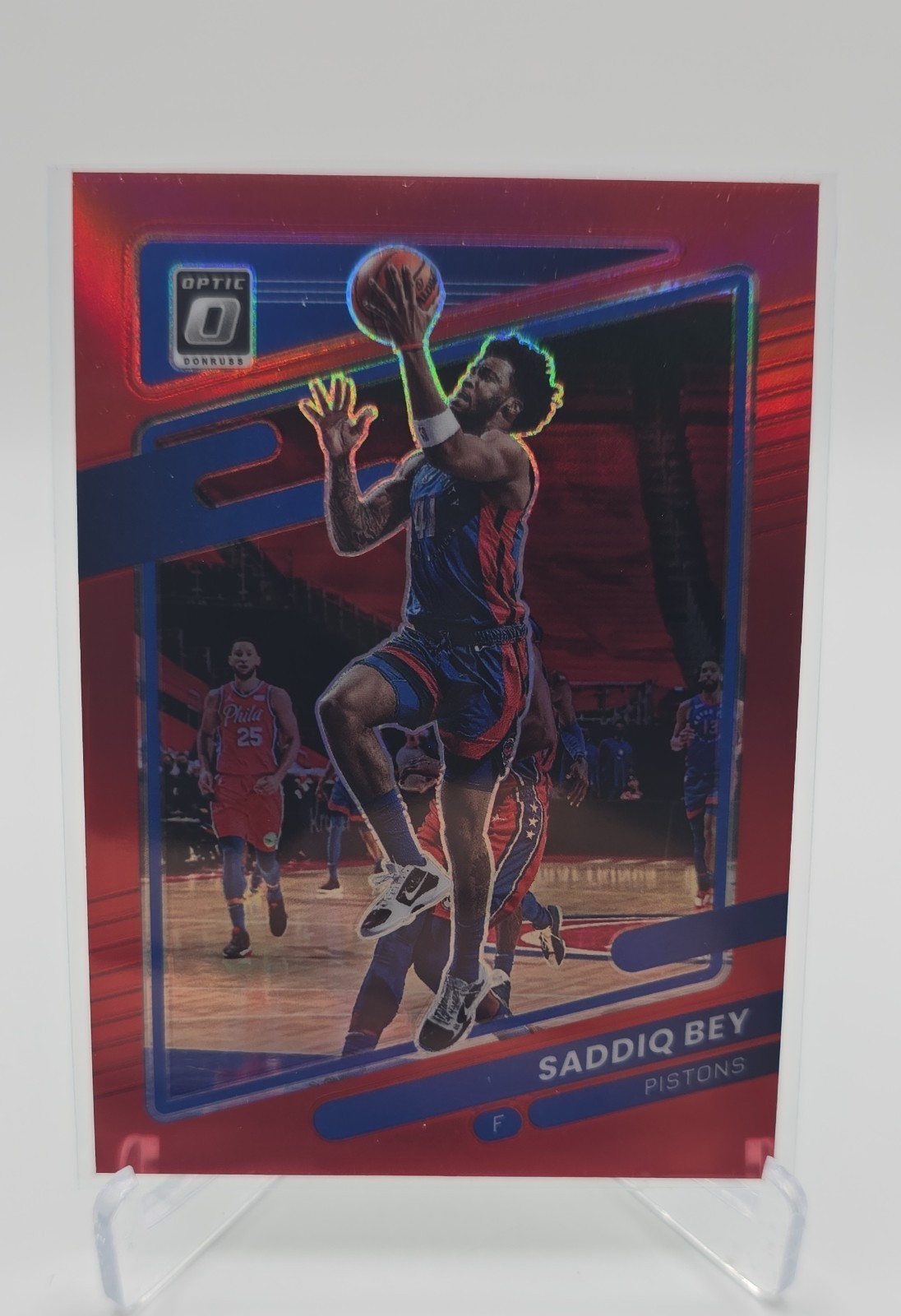 2021-22 Panini Donruss Optic - Saddiq Bey #126 Red Prizm /99