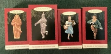 WIZARD OF OZ Hallmark Ornaments. Dorothy, Tin Man, Scarecrow And Cowardly Lion.