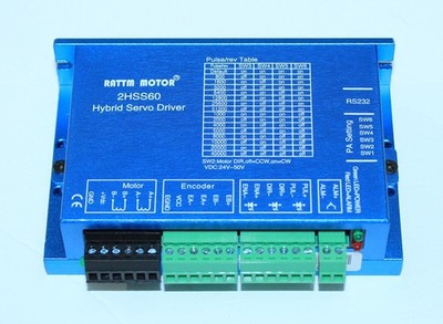 2HSS57 Hybrid Closed Loop Servo Motor Driver 6A DC24-50V 200KHZ for Nema23 2N.m