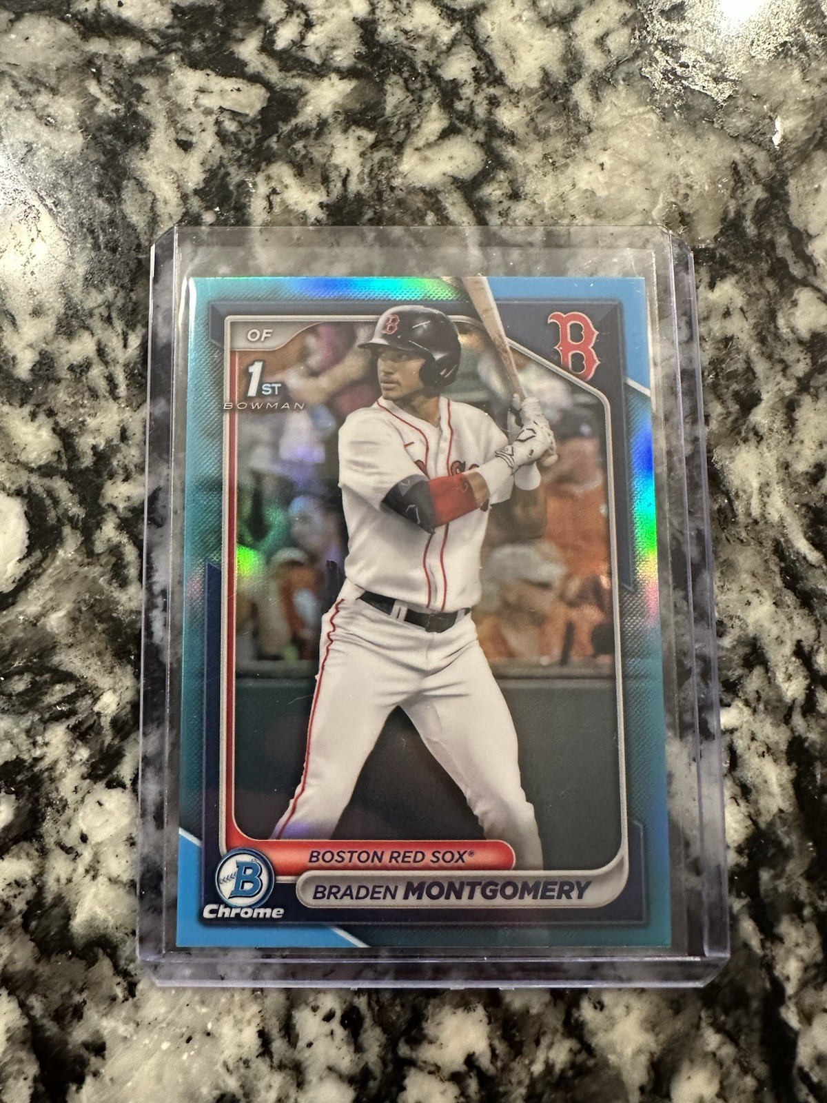 2024 Bowman Draft #BDC-58 Braden Montgomery Chrome Sky Blue Refractor - BBT3