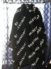 Balenciaga Jacquard Fur Coat