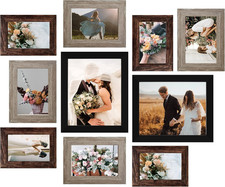 Picture Frames Collage Wall Decor 10-Pack, Gallery Wall Frame Set with 8X10 5X7