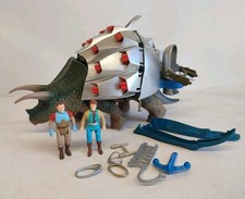 Tyco Dino-Riders Valorian Torosaurus mit Gunn...