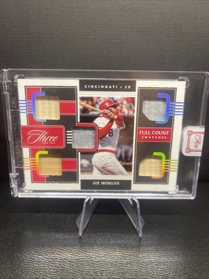 2022 Panini Three and Two Full Count Swatches Joe Morgan #FCS-JM 6/15 (MEM)