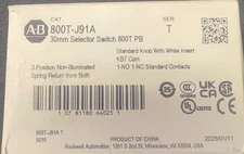 800T-J91A New Original 30mm Selector Switch 800T PB 800TJ91A