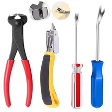 pcs Upholstery Staple Remover Tool,Nail Remover Tool With Nail Puller Pliers 4