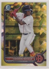 2022 Bowman Chrome Draft Sapphire Yellow /99 Ceddanne Rafaela #BDC-104 uk2