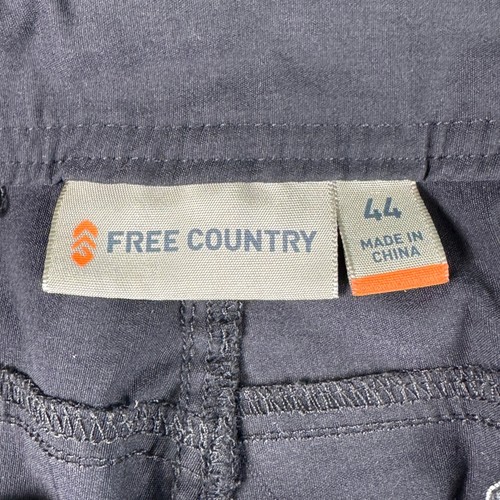 Free Country Mens Gray Nylon Spandex Stretch Performance Cargo Hiking Pants 44 - Picture 6 of 10