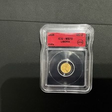 MAFIA 1/1000 Oz Gold Coin MS70 12$ Liberia 2026