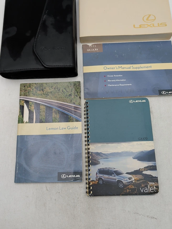 Lexus GX 470 2006 manual del propietario con estuche original V8 4,7 con estuche Foto 3 de 3
