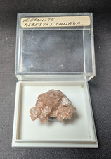Hessonite Crystal/Mineral - Jeffrey Mine Vale Des Sources Canada- Cased