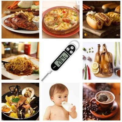 Food Thermometer TP300 Digital Kitchen Water Oil Thermometer for Meat Cooking .