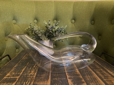 Riedel Fine Hand Blown Crystal Wine Decanter Duck