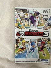 Nintendo Wii Manual Only Deca Sports 3