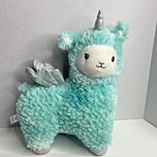 FAO Schwarz Unicorn Plush with Wings Light Up Sound Magical Stuffed Animal Toy