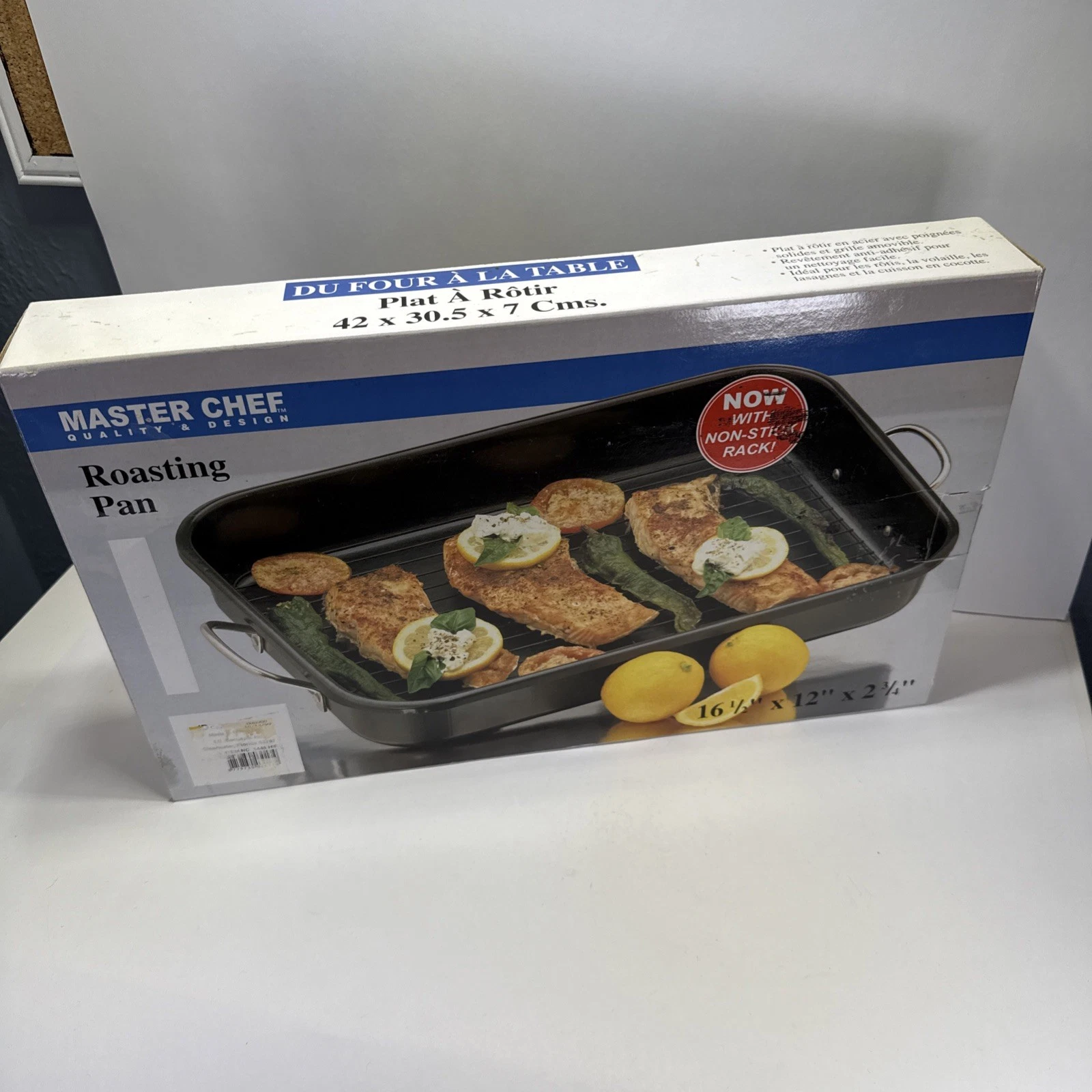 Master Chef Roasting Pan 16-1/2”x12”x2-3/4”