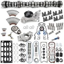 Fits 07-13 Chevy GMC 5.3L NON AFM Kit CAMSHAFT LIFTERS Valley Cover Timing Kit