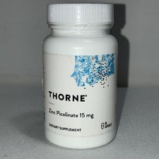 New Thorne Zinc Picolinate 15 Mg 60 Caps Immu...