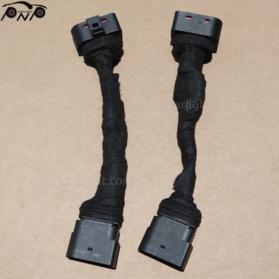 Pair for Volkswagen Touareg upgrade 2011 Halogen to 2014 Xenon Headlight Harness