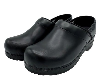 Sanita Original Danish Clog Black Professional Slip On Women s Size 36 US 5.5-6