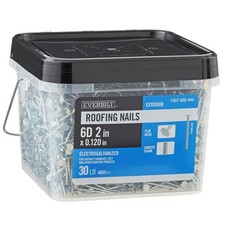 Everbilt 2 in. x 6D Electro-Galvanized Roofing Nails 30 lbs.