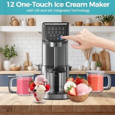 JLAJLA Ice Cream Maker Machine SmartTouch 12-in-1 Ice Cream Frozen Treat Maker